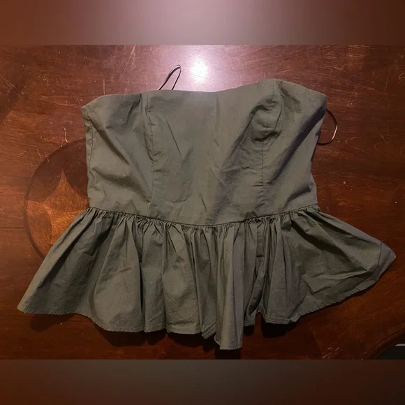 J. Crew Green Top- Women's 4 - Picture 1 of 4